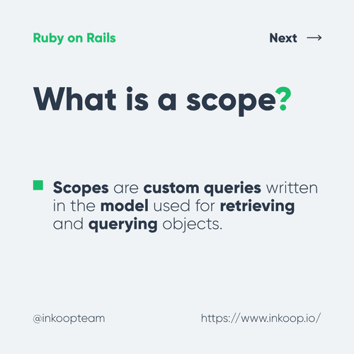 Model scopes in Rails