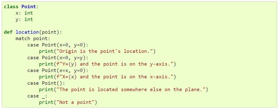 Structural Pattern Matching - 7