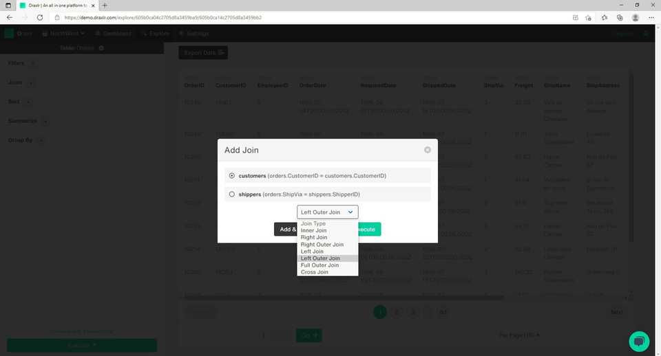 How to Create Dashboard from Postgres or MySQL Database - Joins