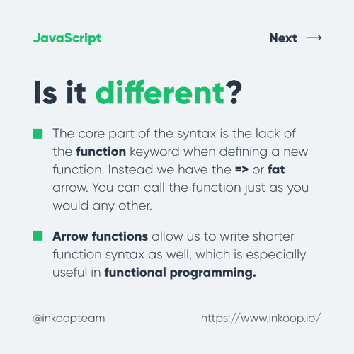 Arrow functions in Javascript