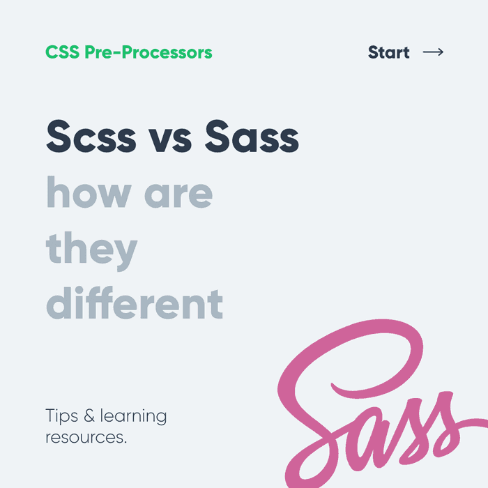 SCSS vs SASS - differences and syntax
