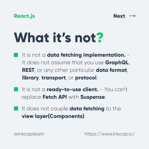 ReactJS Suspense - data fetching