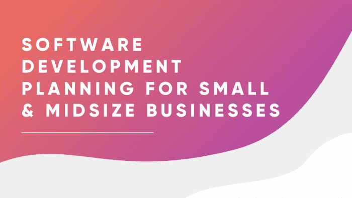 Software Development Planning for Small & Midsize Businesses