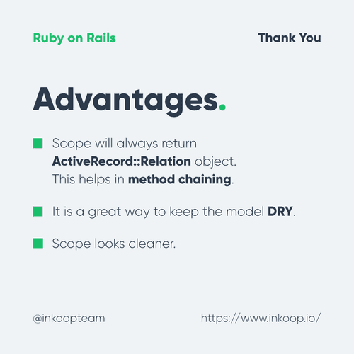 Model scopes in Rails