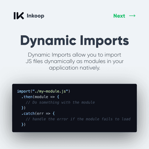 ES2020 Dynamic imports - Full guide