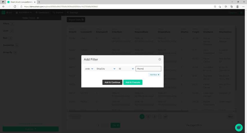 How to Create Dashboard from Postgres or MySQL Database - Filters