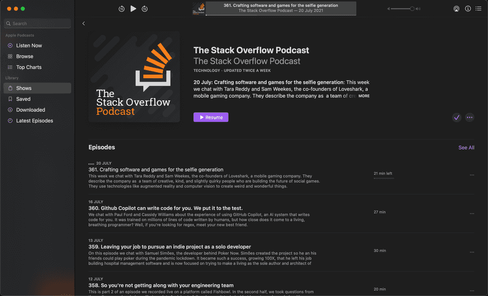 The Stack Overflow Podcast