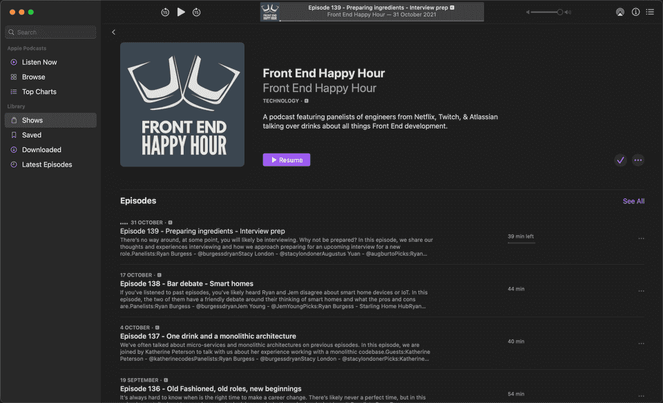 Front End Happy Hour