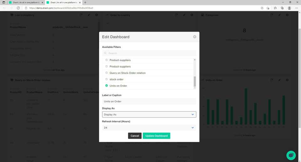 How to Create Dashboard from Postgres or MySQL Database - Adding to dashboard