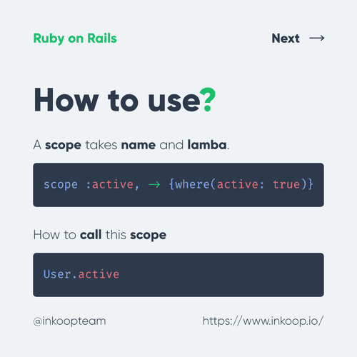 Model scopes in Rails