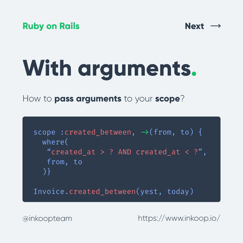 Model scopes in Rails