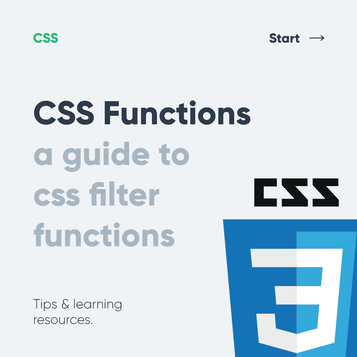 CSS functions - A guide to css filter functions